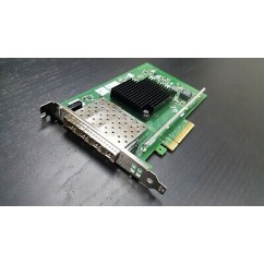 DDJKY DELL INTEL X710-DA4 QUAD PORT 10GB SFP PCI-E FULL PROFILE ADAPTOR PN DDJKY