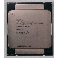 SR20A Intel Xeon E5-2603 V3 SR20A 6Core 1.6GHz 15MB 85W LGA2011-3 Processor CPU