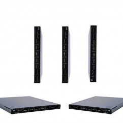 AW575A HP StorageWorks SN6000 Stackable 8GB 24-Port Single Power Fibre Channel Switch 1U. AW575A