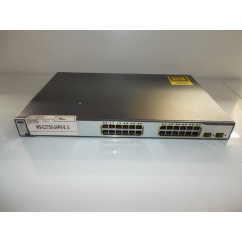WS-C3750-24PS-E Cisco Catalyst 3750 24port Ethernet Switch